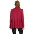 thumbnail image 4 of Women's Solid Casual Lightweight Long Sleeve Loose Fit Knit Sweater Cardigan, 4 of 4