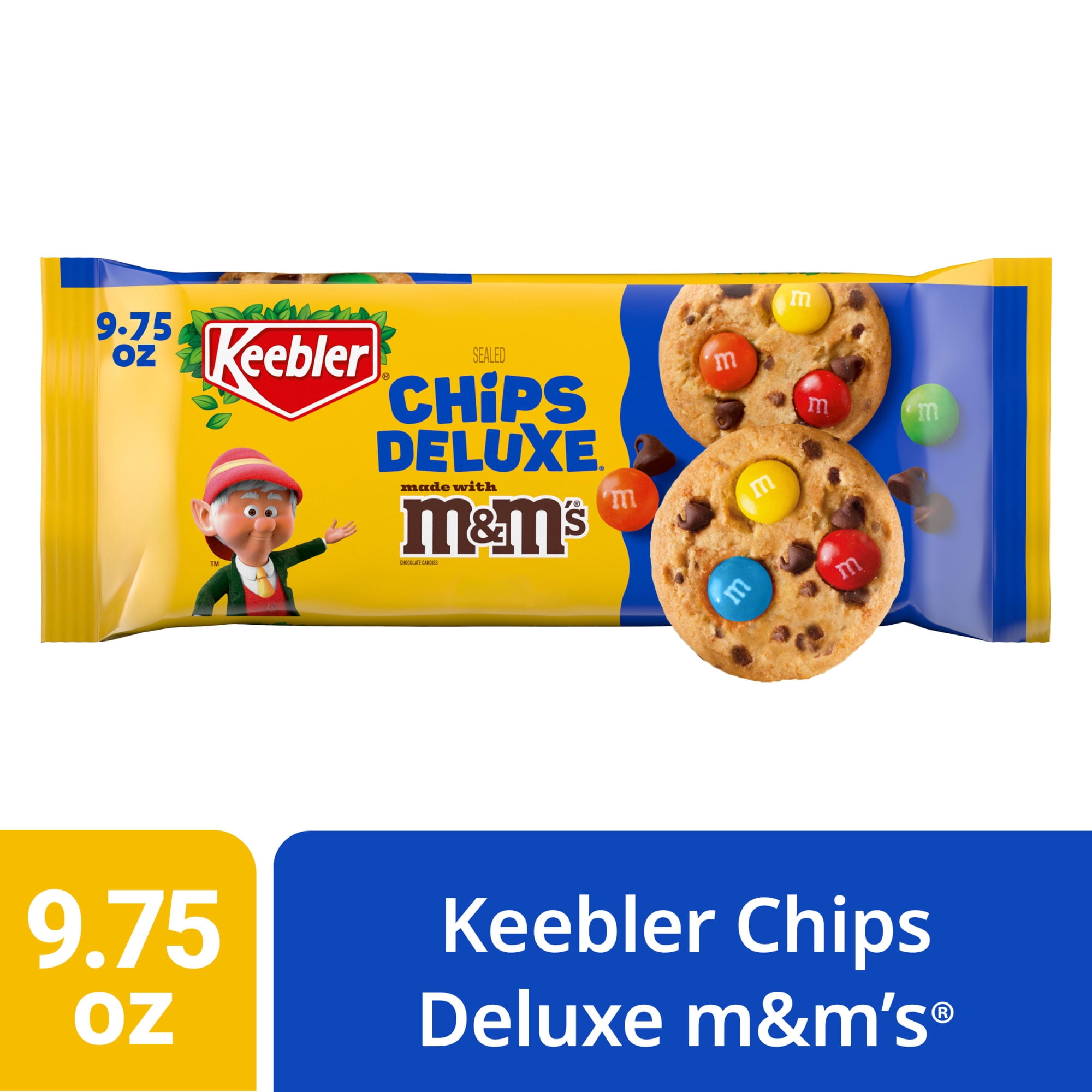 Keebler, Cookies, Chips Deluxe with M&M's, 9.75 oz - Walmart.com