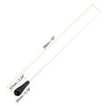 thumbnail image 2 of Uxcell 38cm/15" Music Conductor Baton,2Pcs Orchestra Baton Resin Handle Black, 2 of 6