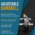 thumbnail image 5 of Yes4All Adjustable Dumbbells - 50 lb Dumbbell Weights (Pair), 5 of 5