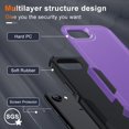 thumbnail image 2 of Funda RMOCR para iPhone 16E con protector de pantalla, color lavanda, 2 of 7