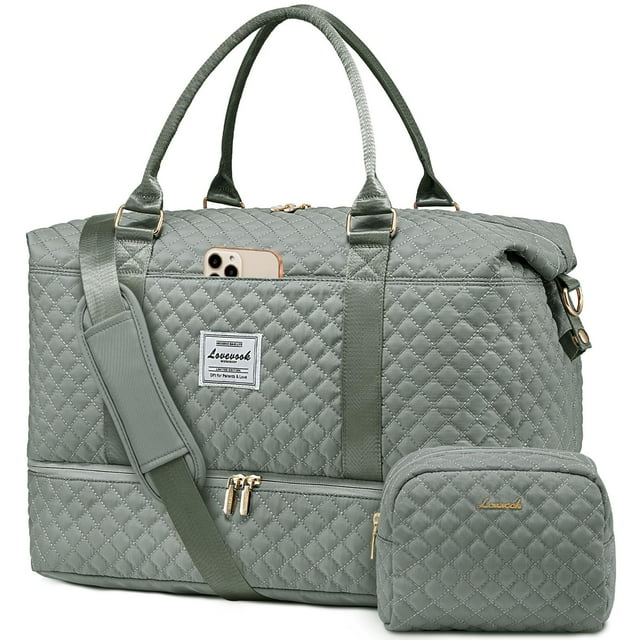 Bolsa de viaje LOVEVOOK para mujer con compartimento para zapatos