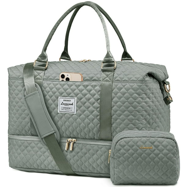Bolsa de viaje LOVEVOOK para mujer con compartimento para zapatos