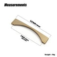thumbnail image 5 of Goo-Ki 5''(128mm) Hole Centers Champagne Bronze Zinc Alloy Cabinet Pulls, Modern Minimalist Style Cabinet Handle for Drawer,Dresser, Cupboard Wardrobe Cabinet, 6 Pack, 5 of 5