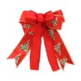 thumbnail image 2 of Dalxymotic Christmas Bow Hanging Decoration, Holiday Tree Wreath Door Wall Accent, Festive Home Party Arrangement Bow, Bow Decor, Christmas Decoration for Tree, Wreath, Door, Wall, 2 of 5
