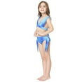 thumbnail image 6 of 【Uhome】3PCS Girls Mermaid Swimsuit 3-12Y Hot Spring Bikini Bathing suits with Fish Tail Kids Beach Costume Set, 6 of 7