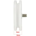 thumbnail image 3 of Unique Bargains 4.5mm Deep V Groove Threaded Rod Track Guide Bearing Pulley Wheel 8x50x12mm, 3 of 4