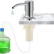 thumbnail image 2 of Dispensador de jabón Acero inoxidable Fregadero integrado Dispensador de jabón Jabón líquido de repuesto, 2 of 5