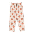 thumbnail image 4 of Balery Orange Peach print Women's Pajama Pants,Ultra Lightweight Pjs,Lounge Pant-Large, 4 of 9