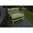 thumbnail image 4 of A &amp; L Furniture Royal English Recycled Plastic 4 ft. Outdoor Glider, 4 of 7