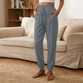 thumbnail image 4 of Tauxra Casual Jogger Pants for Women, Elastic Waist, Relaxed Fit, Side Pockets, Tapered Cuff, 4 of 6