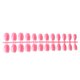 thumbnail image 1 of Vogacara 24 piezas de uñas postizas de ataúd resistentes a los arañazos de bailarina corta coloridas uñas acrílicas artificiales de color sólido DIY Juegos de manicura 10 rosa Vogacara CE011412-10, 1 of 4