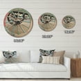 thumbnail image 4 of Designart 'Turquoise Cottage Wagon Wheel Clock' Farmhouse Wood Wall Clock, 4 of 5