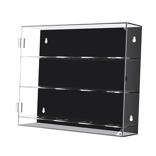 Vitrina de béisbol acrílica, soporte para pelotas de golf multifunción, caja de exhibición para colecciones de oficina, habitación de invitados,
