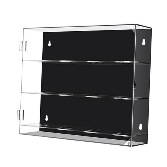 Vitrina de béisbol, soporte transparente multiusos, resistente al polvo, para pelotas de golf, vitrina para colección, esquinas y oficina.