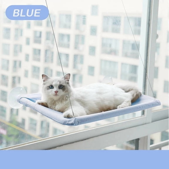 Pet Cat Hammock Aerial Hanging Cat Bed Cats Bed House Kitten Climbing Frame Sunny Window Seat Nest Bearing 20kg Pet Accessories