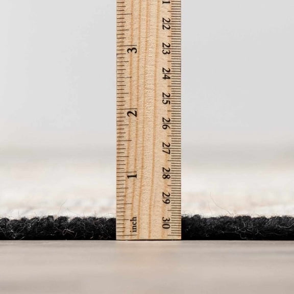 BoutiqueRugs Cleta Contemporary Area Rug - Ivory, Black, MediumBrown - 10' x 14'