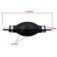 thumbnail image 3 of TopOne 2pcs Bulb-type Rubber Fuel Transfer Vacuum Fuel Line One-way Fuel Valve Fuel Pump Line Hose Hand Primer Gasoline Pump, 3 of 8