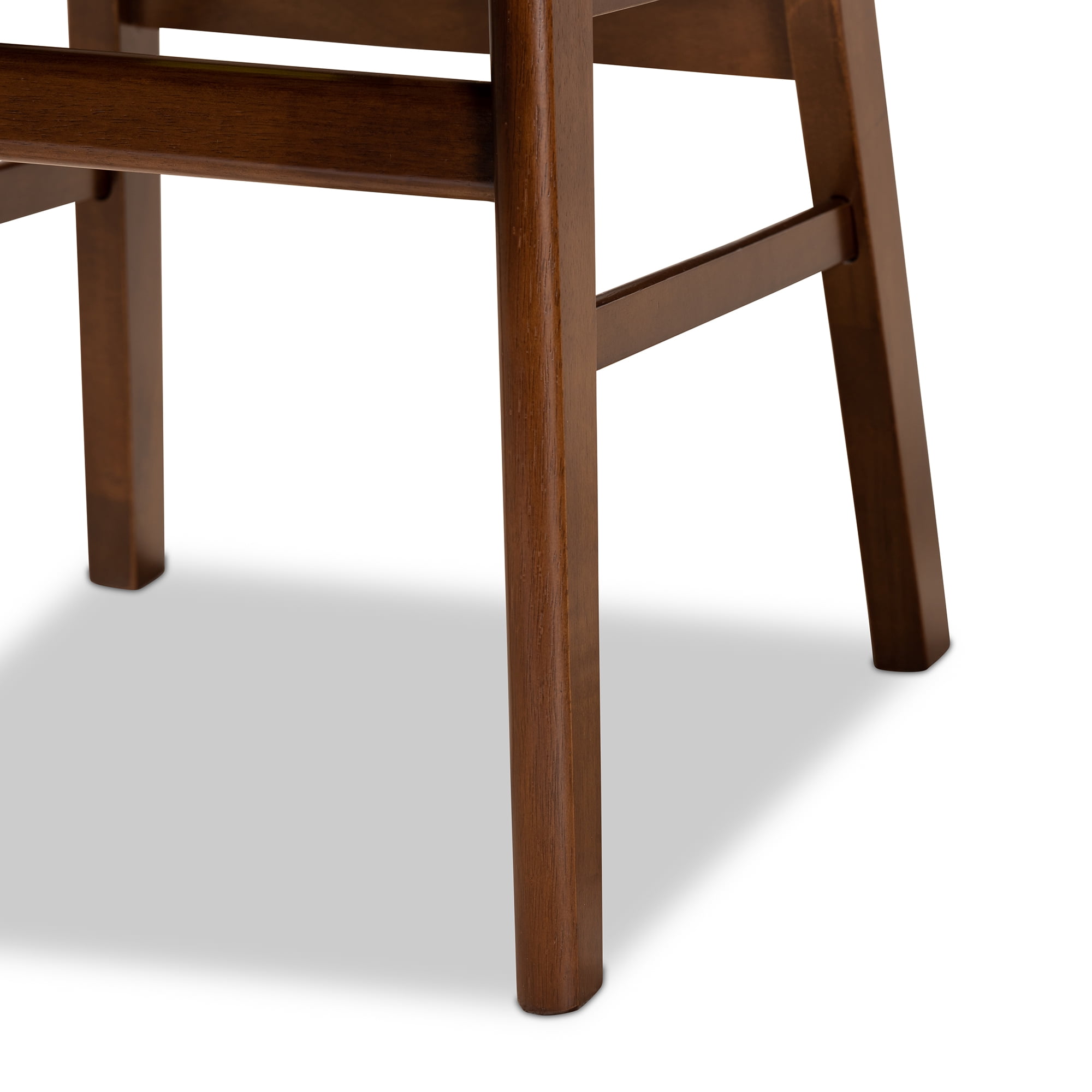 Baxton Studio Euclid Dining Chair, Set of 2, Grey