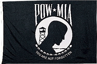 LOT OF 2 POW MIA FLAGS YOU ARE NOT FORGOTTEN FLAG LARGE 3 BY 5 FEET FREE SHIP!! 