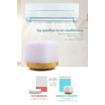 thumbnail image 2 of ESULOMP Home Bread Shape Colorful Aroma Diffuser Office Warm Light Humidifier 500ml, 2 of 3