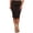 Brown, variant on Women's Plus Size Stretchy Pencil Midi Skirt – Casual & Office Style