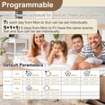 thumbnail image 3 of HEATIT programmable thermostat, smart thermostat, suitable for electric radiation floor heating, with touch screen, wide voltage range of 85V-265V, 3 of 7