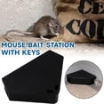 thumbnail image 6 of Lockable Mouse Bait Station – Triangular Rodent Trap Box with Key, Tamper Resistant Pest Control for Home & Outdoor, 6 of 9