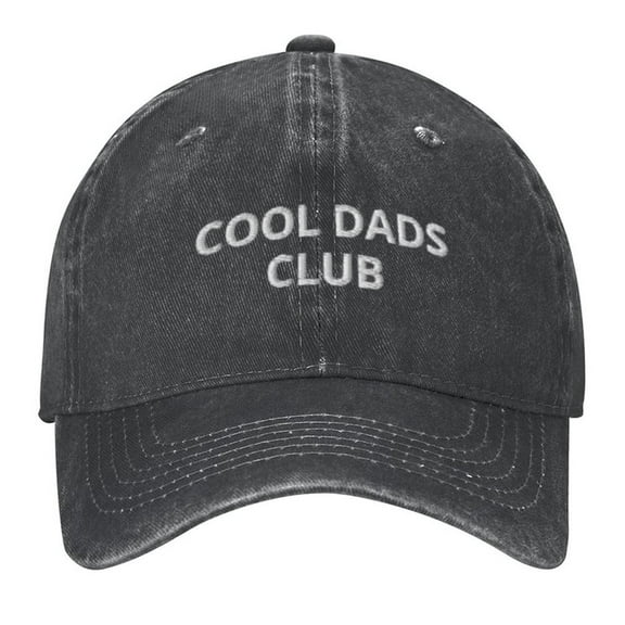 COOL DADS CLUB Dad Hat Print Vintage Wash Dad Hat Adjustable Curved Brim Baseball Cap,Made In USA,Casual Outdoor Sports Fishing Cap for Men and Women