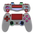 thumbnail image 2 of eXtremeRate Multi-Colors Luminated D-pad Thumbstick Trigger Home Face Buttons, Scarlet Red Classical Symbols Buttons DTFS (DTF 2.0) LED Kit for PS4 Slim Pro Controller - Controller NOT Included, 2 of 8