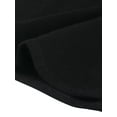 thumbnail image 4 of INSPIRE CHIC Blusa vintage con cuello alto y volantes para mujer Negro S, 4 of 5