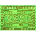 thumbnail image 1 of Ahgly Company Indoor Rectangle Abstract Green Contemporary Area Rugs, 3' x 5', 1 of 1