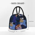 thumbnail image 4 of Lsque Bluey Print Lunch Bag, Insulated Lunch Box, Small Leakproof Cooler Food Lunch Containers Reusable High Capacity Lunch Tote Bags for Work, Travel, Outdoor, 4 of 8
