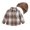 Brown, variant on Vedolay Boys Shirts 2023 Hoodie Coat Toddler Boys Girls Solid Color Baby Clothing Brown,90