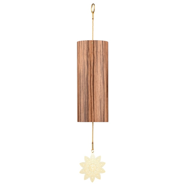 Carillón de viento Campanas de chakra Campanas de viento de bambú natural Acorde de meditación Campanilla de viento para jardín al aire libre Patio Decoración del hogar Meditación Zen Relajación Tomshoo carillón de viento