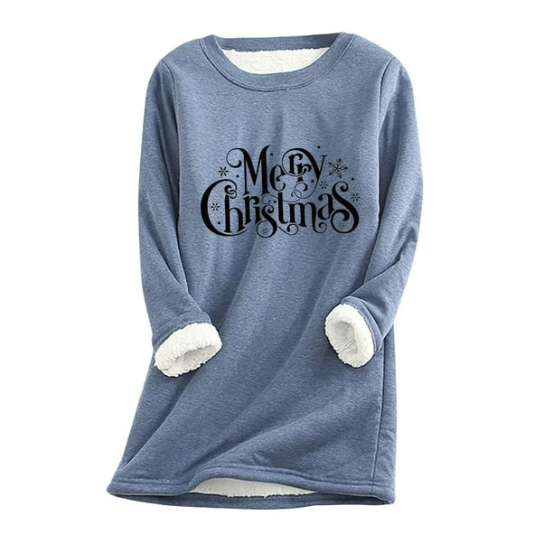 Sudaderas Con Gráficos Navideños Para Mujer, Camisetas de Manga Larga Con Estampado Navideño A La Moda Para Otoño E Invierno, Camisetas Informales Holgadas de Cuello Redondo Para Vacaciones Odeerbi ODB200902
