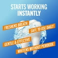 thumbnail image 5 of TheraBreath Whitening Alcohol-Free Mouthwash, Fresh Breath Mouthrinse, Dazzling Mint, 16 fl oz, 5 of 14