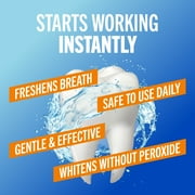 TheraBreath Whitening Mouthwash, Dazzling Mint, Dentist Formulated, 1 Liter