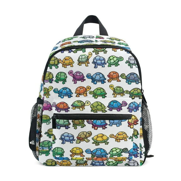 ALAZA Cartoon Turtle Cute School Backpack Small Bookbag Mini Bags