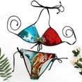 thumbnail image 5 of The Legend of Zelda Tears of The Kingdom Game Women Bikini Set Sexy Two Pieces Halter String Swimsuit Triangle Briefs Tie Side Bottom, 5 of 7