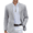 Light Gray, variant on Mens Casual Blazer Slim Fit Suit Jacket Grey One Button Sport Coats & Blazers