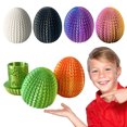 thumbnail image 2 of 3D Printed Maze Egg Toy Stress Relief Educational Labyrinth Egg Storage Box Container Fidget Toy Home Office Easter Decoration, 2 of 8