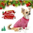 thumbnail image 5 of Pet Dog Classic Knitwear Sweater Fleece Coat Soft Thickening Warm Pup Dogs Shirt Winter Pet Dog Cat Clothes Puppy Customes Clothing for Small Dogs(Read The Size Chart First), 5 of 7