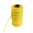 thumbnail image 3 of serony Cotton Cord Rope Crafts Macrame Artisan String Solid Color Cotton Yarn Rope Home Textiles 91.5m, Yellow, 3 of 8