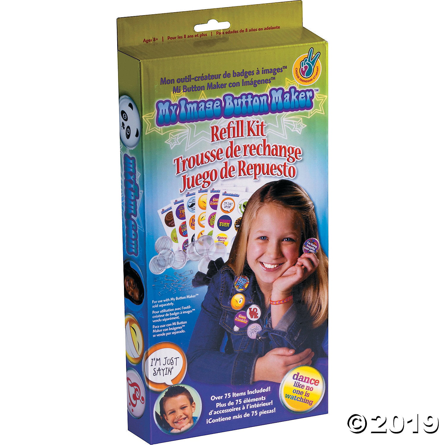 My Image Button Maker Refill Kit