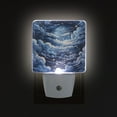 thumbnail image 3 of Cloud and Stars Night Light 2 Pack LED Nightlight Plug into Wall Dusk to Dawn Sensor Soft White, 3 of 7