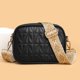 thumbnail image 1 of Bolso tipo cartera con cremallera para mujer bolso cuadrado clásico de cuero genuino bolso de viaje informal, 1 of 9