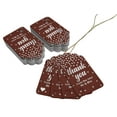 thumbnail image 3 of Inkdotpot Silver Foil Paper Hang Tags ThankYou From The New Wedding Favor Tags 50 Pack, 3 of 6