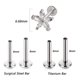 thumbnail image 1 of 1PC G23 TitaniumSteel 16G CZ Gem Moon Labret Lip Bar Ring Crystal Flower Ear Cartílago Tragus Helix Piercing Tornillo Fit Top 16g Tan Jianjun unisex, 1 of 2