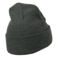 thumbnail image 4 of Producer Embroidered Long Beanie - Grey OSFM, 4 of 5